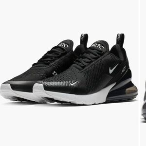 NIKE Air Max 270 Sneaker (Women) WHITE / BLACK SIZE 7 US